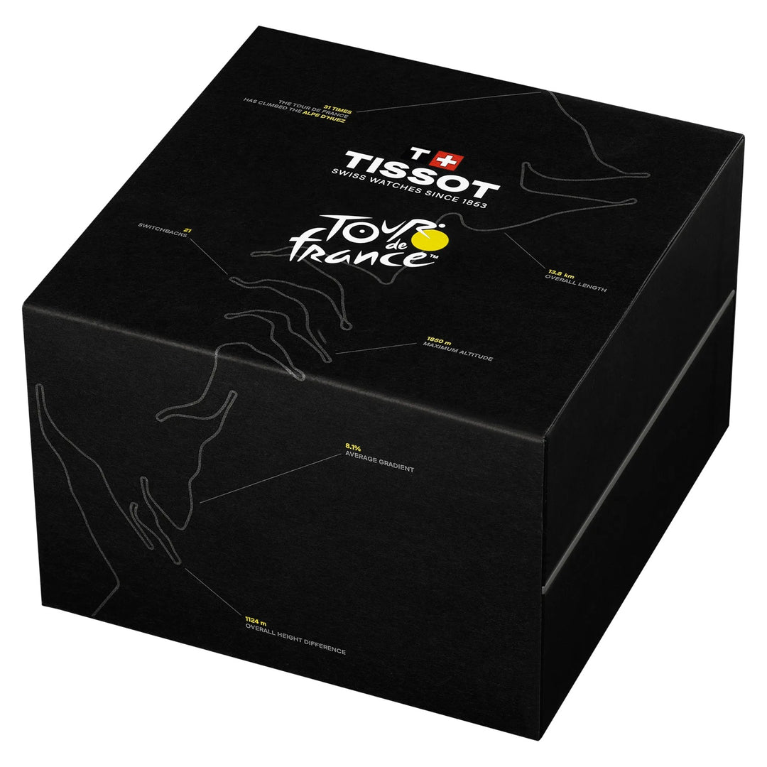 Tissot PR 100 Tour de France T1504173705700 Black Dial Chronograph Watch