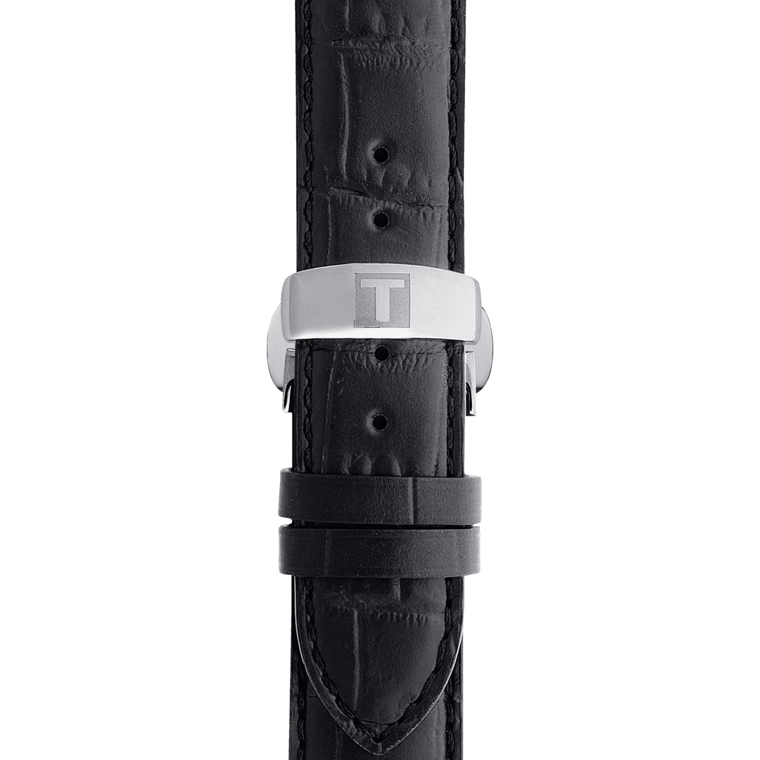 Tissot Official Black Leather Strap Lugs 19 Mm T852.013.405