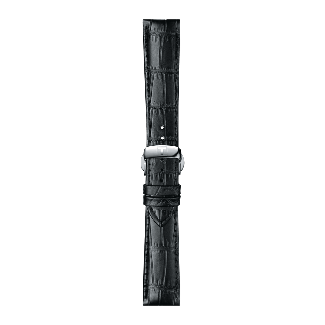 Tissot Official Black Leather Strap Lugs 21 Mm T852.035.976