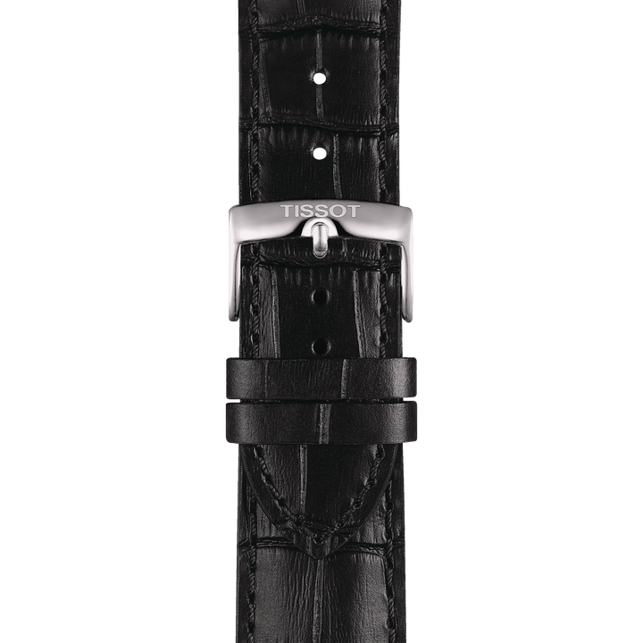 Tissot Official Black Leather Strap Lugs 22 Mm T852.041.653