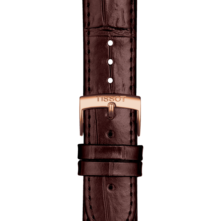 Tissot Official Brown Leather Strap Lugs 20 Mm T852.043.014