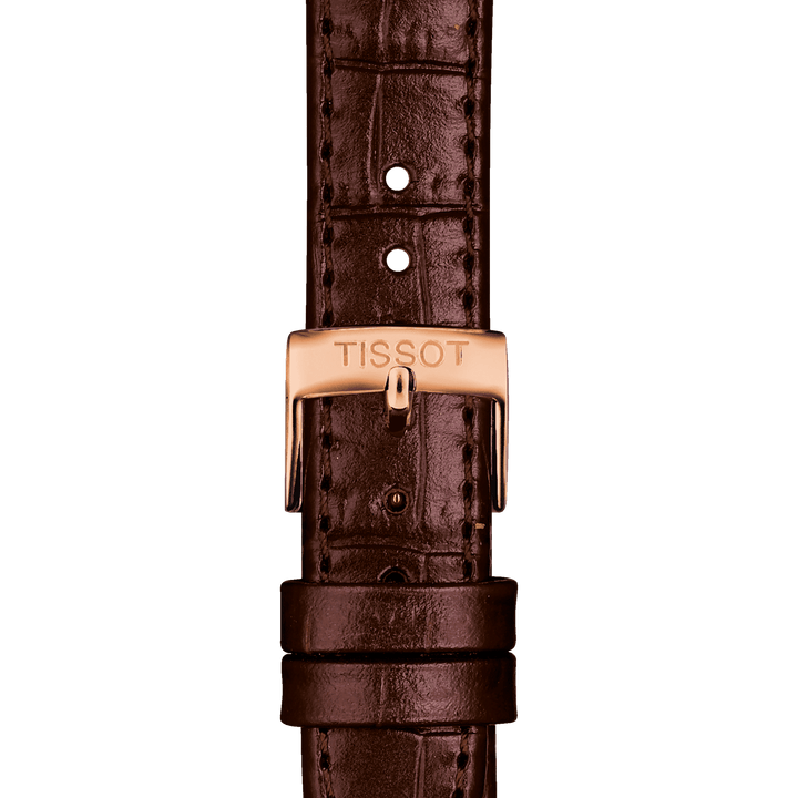 Tissot Official Brown Leather Strap Lugs 15 Mm T852.043.042