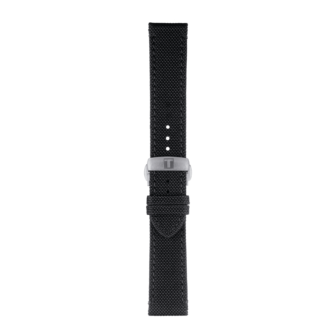 Tissot Official Black Fabric Strap Lugs 21 Mm T852.043.157