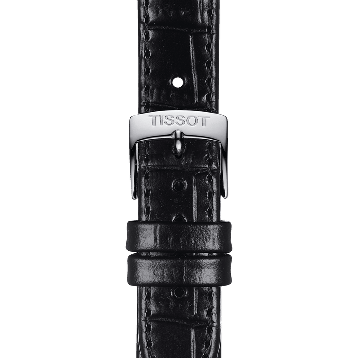 Tissot Official Black Leather Strap Lugs 15 Mm T852.043.622