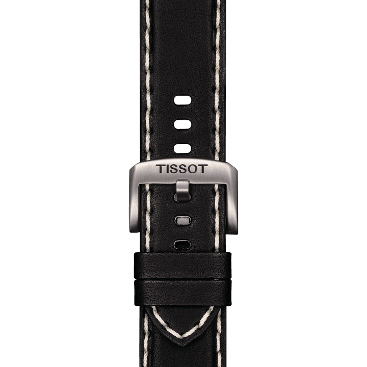 Tissot Official Black Leather Strap Lugs 22 Mm T852.044.982