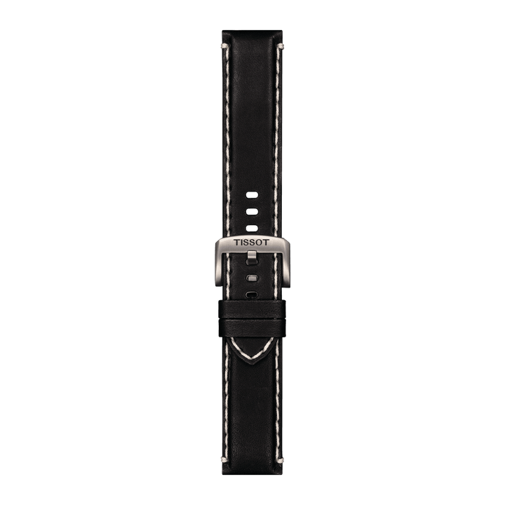 Tissot Official Black Leather Strap Lugs 22 Mm T852.044.982
