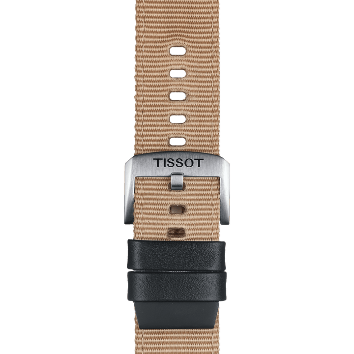Tissot Official Beige Fabric Strap Lugs 22 Mm T852.046.752
