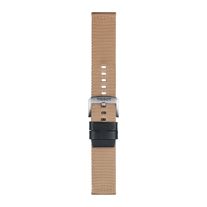 Tissot Official Beige Fabric Strap Lugs 22 Mm T852.046.752