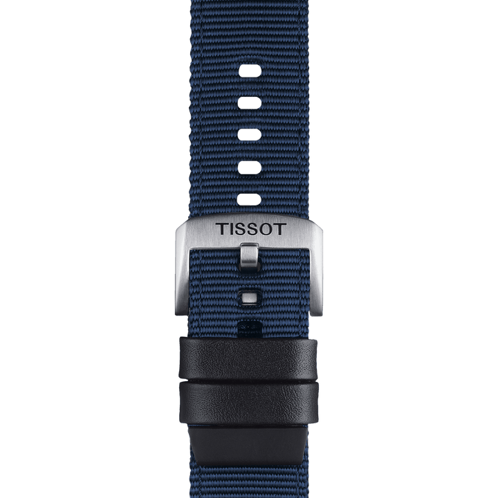Tissot Official Blue Fabric Strap Lugs 22 Mm T852.046.754
