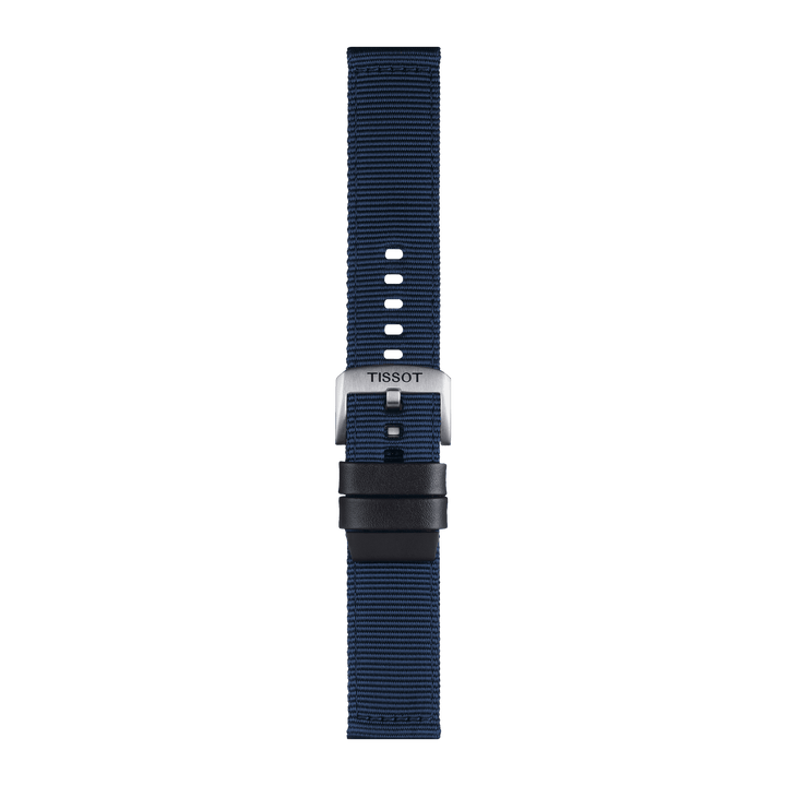 Tissot Official Blue Fabric Strap Lugs 22 Mm T852.046.754