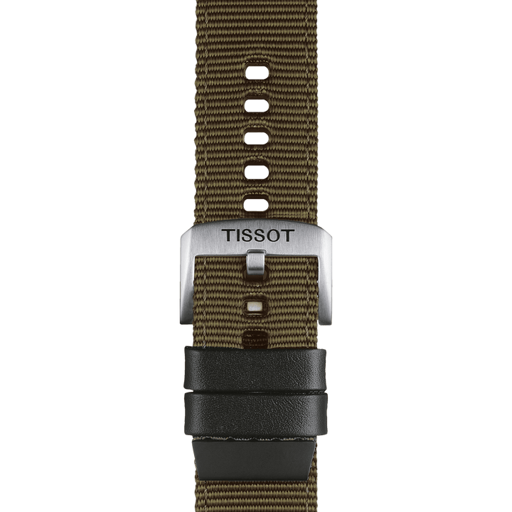 Tissot Official Khaki Fabric Strap Lugs 22 Mm T852.046.756