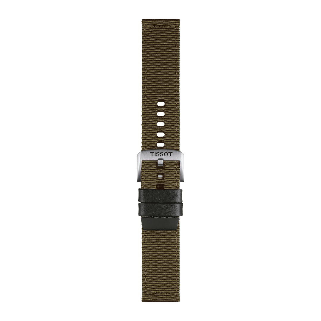 Tissot Official Khaki Fabric Strap Lugs 22 Mm T852.046.756