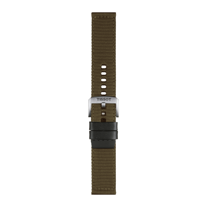Tissot Official Khaki Fabric Strap Lugs 22 Mm T852.046.756