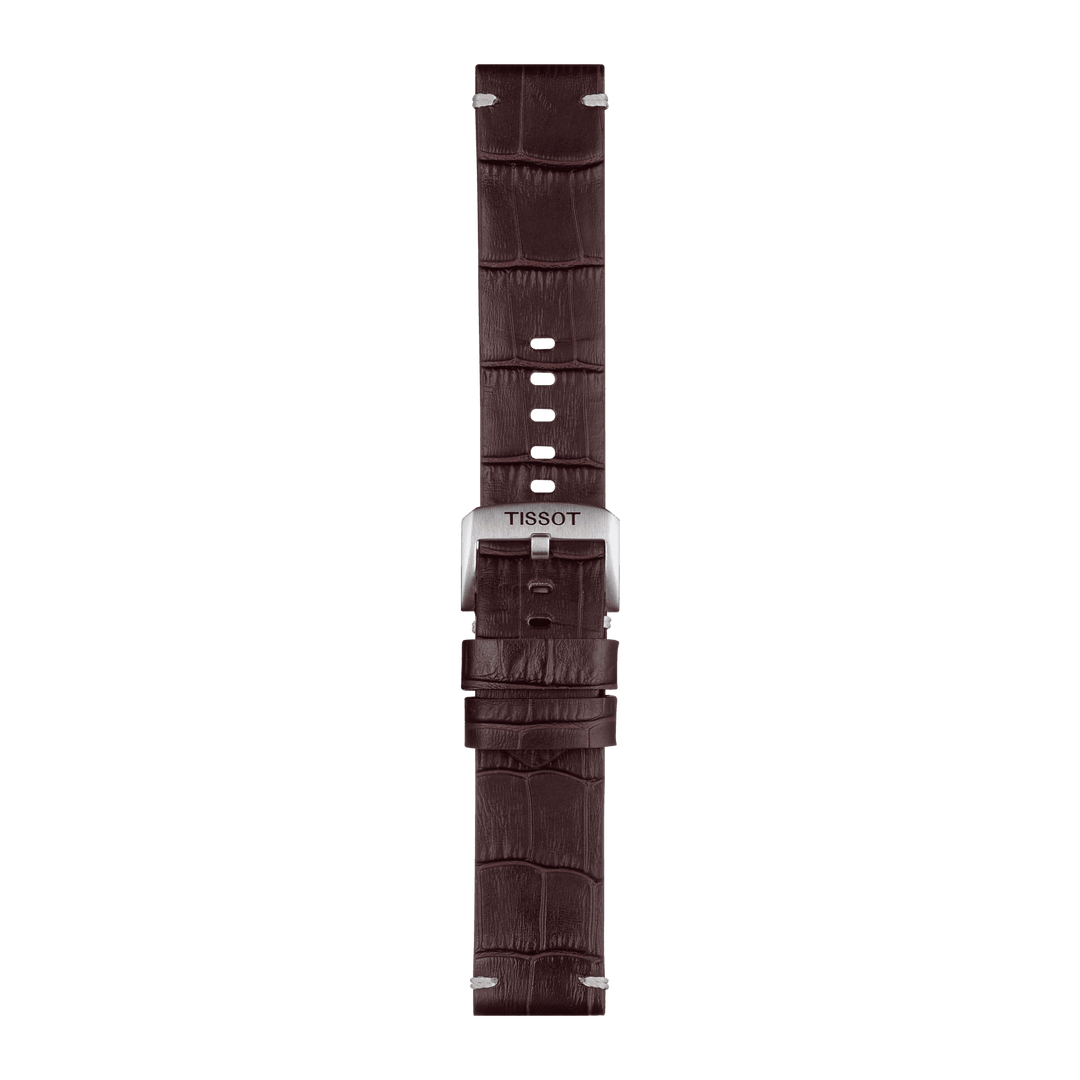 Tissot Official Brown Leather Strap Lugs 22 Mm T852.046.773