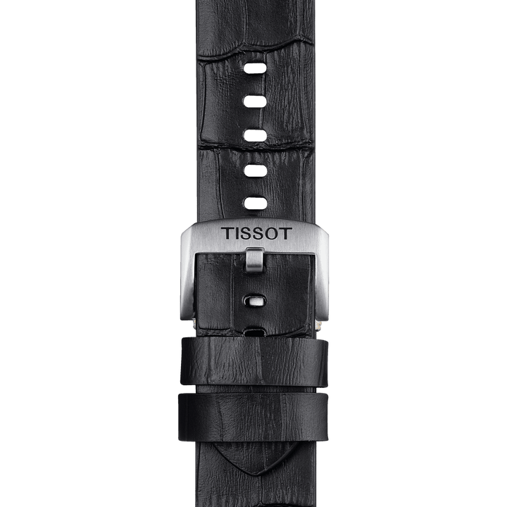 Tissot Official Black Leather Strap Lugs 22 Mm T852.046.775