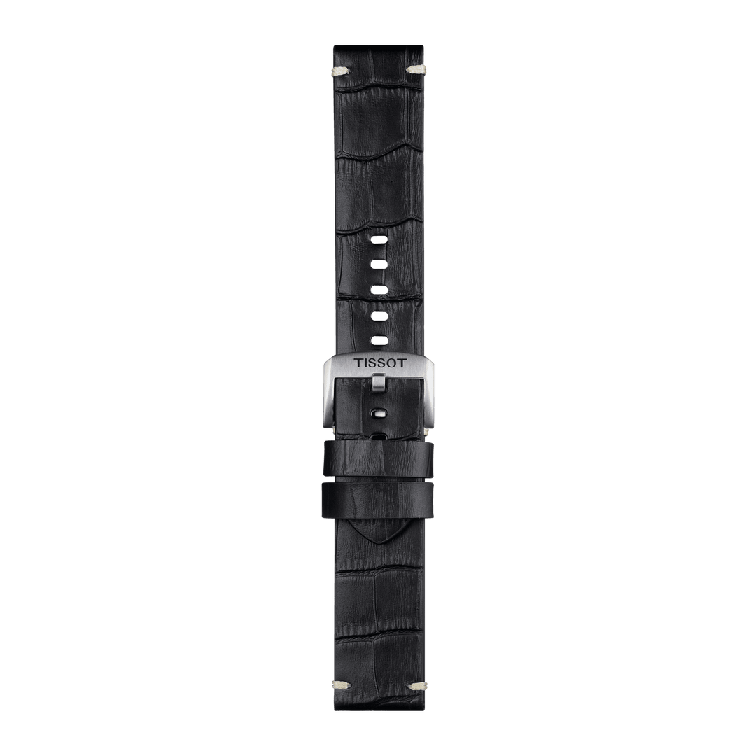 Tissot Official Black Leather Strap Lugs 22 Mm T852.046.775