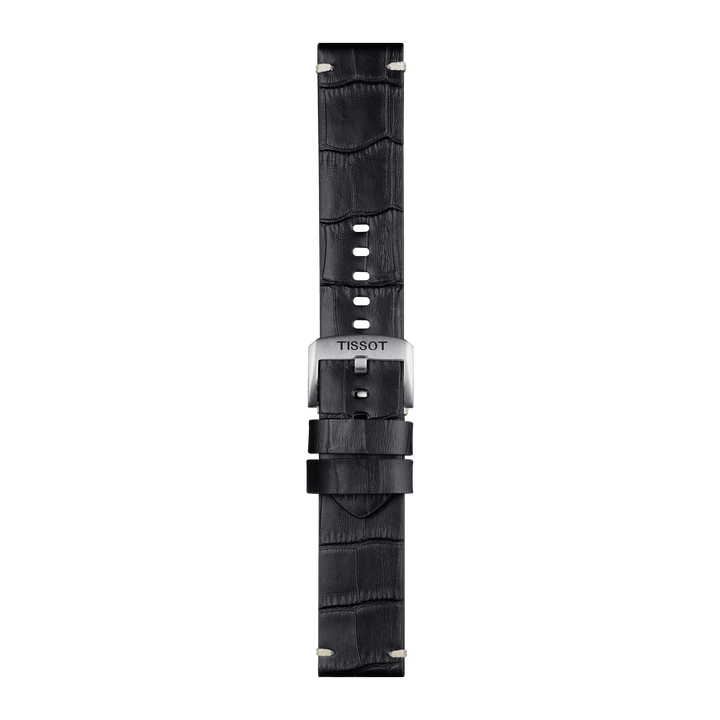 Tissot Official Black Leather Strap Lugs 22 Mm T852.046.775