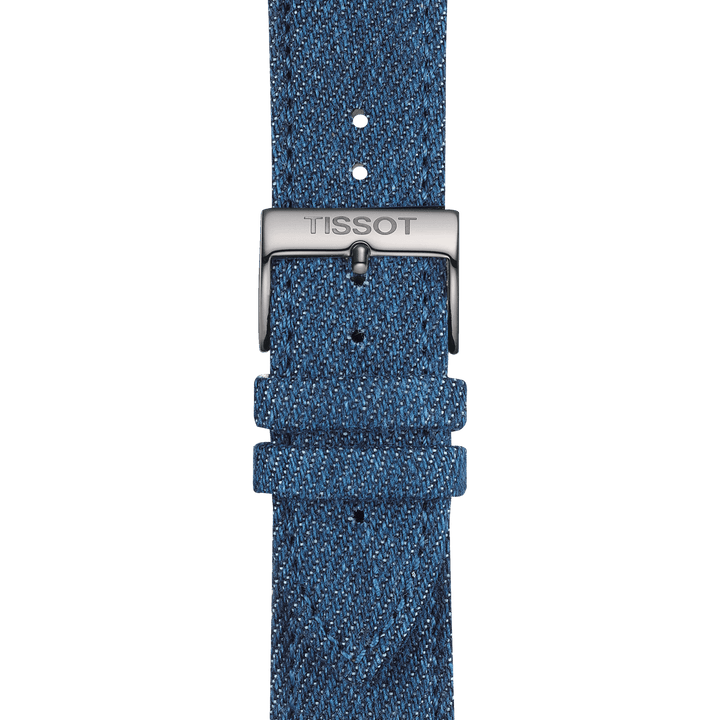 Tissot Official Blue Textile Strap Lugs 22 Mm T852.046.781