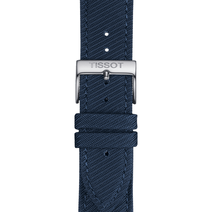 Tissot Official Blue Textile Strap Lugs 22 Mm T852.046.783