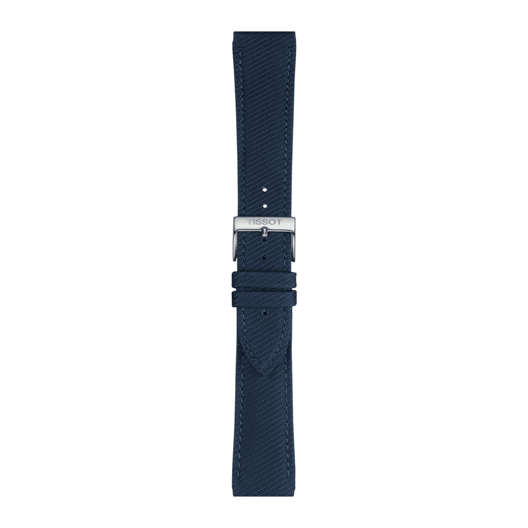 Tissot Official Blue Textile Strap Lugs 22 Mm T852.046.783