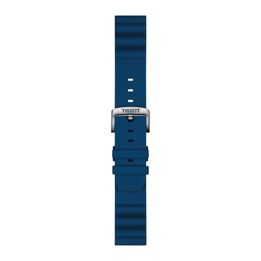 Tissot Official Blue Silicone Strap Lugs 22 Mm T852.047.175