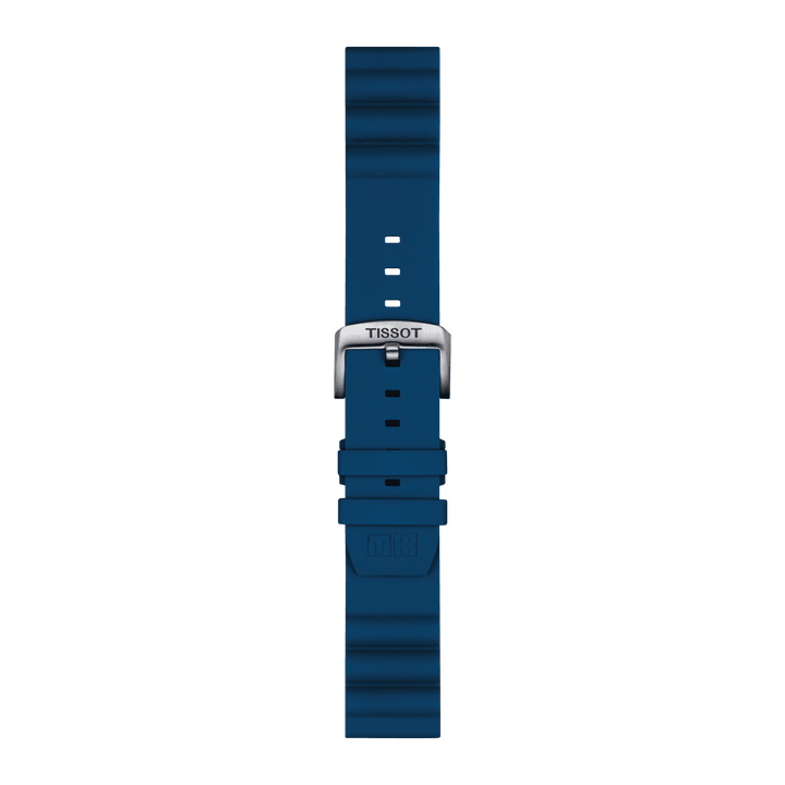 Tissot Official Blue Silicone Strap Lugs 22 Mm T852.047.175