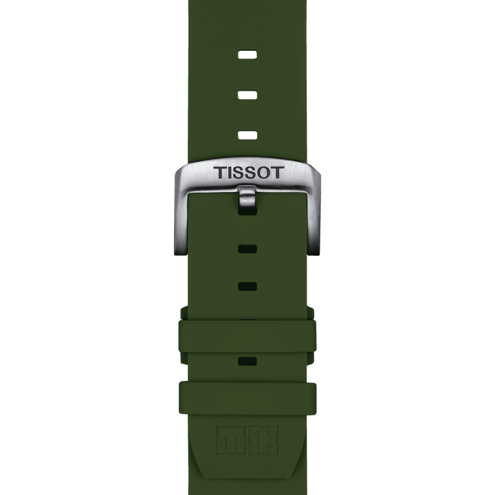 Tissot Official Khaki Silicone Strap Lugs 22 Mm T852.047.177