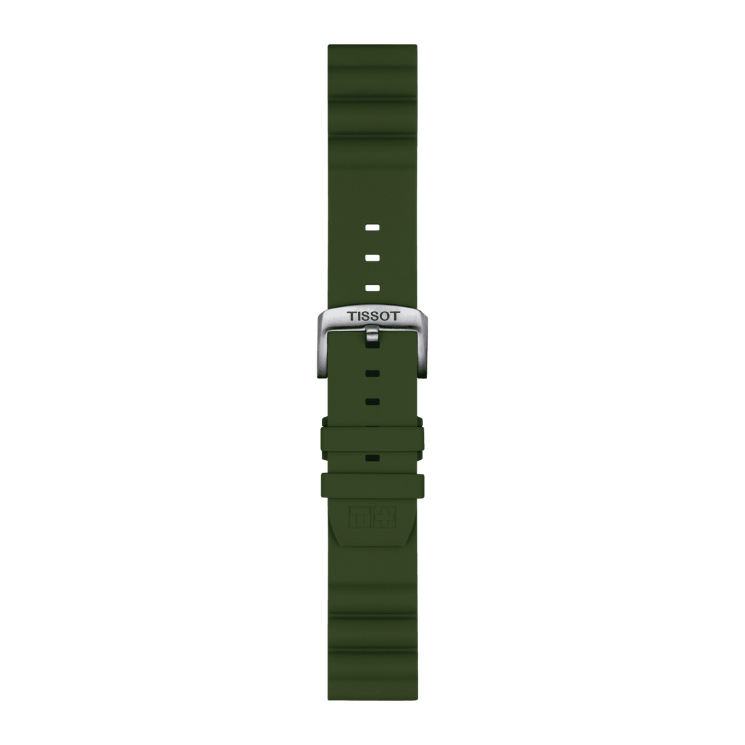 Tissot Official Khaki Silicone Strap Lugs 22 Mm T852.047.177