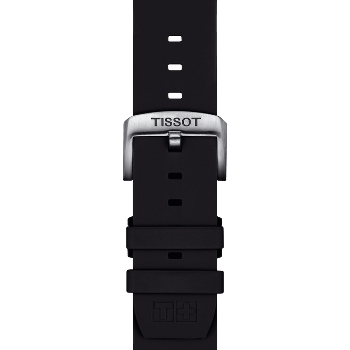 Tissot Official Black Silicone Strap Lugs 22 Mm T852.047.179