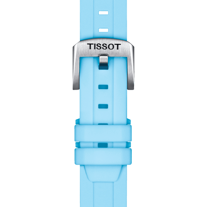 Tissot Official Blue Silicone Strap Lugs 18 Mm T852.047.450