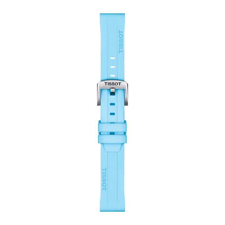 Tissot Official Blue Silicone Strap Lugs 18 Mm T852.047.450