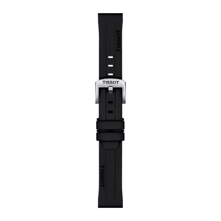 Tissot Official Black Silicone Strap Lugs 18 Mm T852.047.455