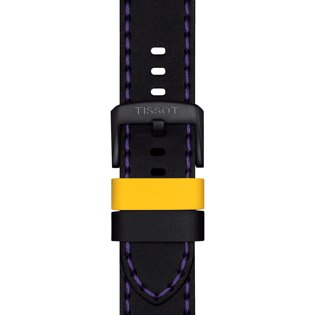 Tissot Official Black Leather Strap Lugs 22 Mm T852.047.503