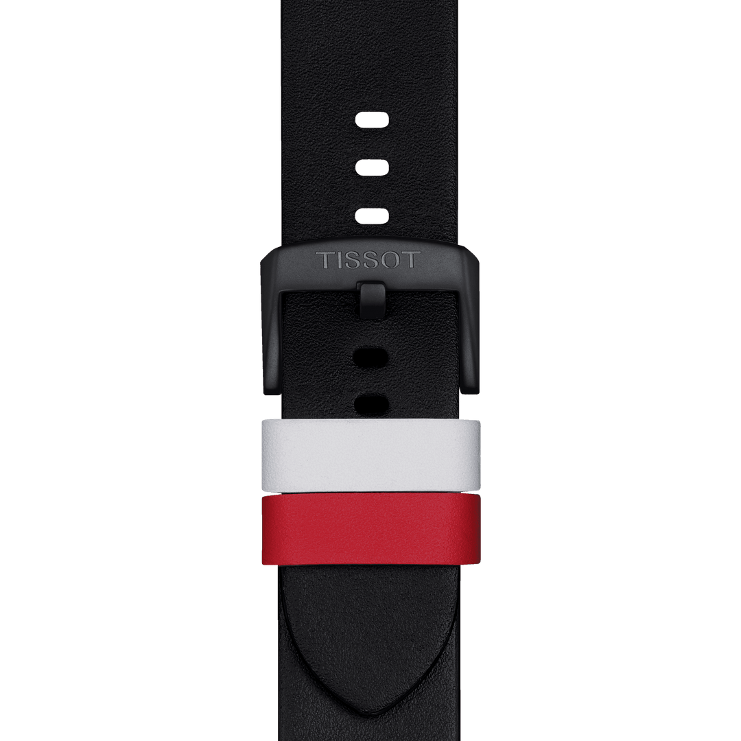 Tissot Official Black Leather Strap Lugs 22 Mm T852.047.508