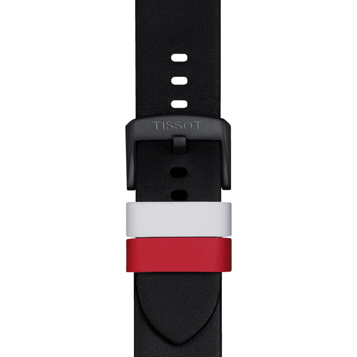 Tissot Official Black Leather Strap Lugs 22 Mm T852.047.508