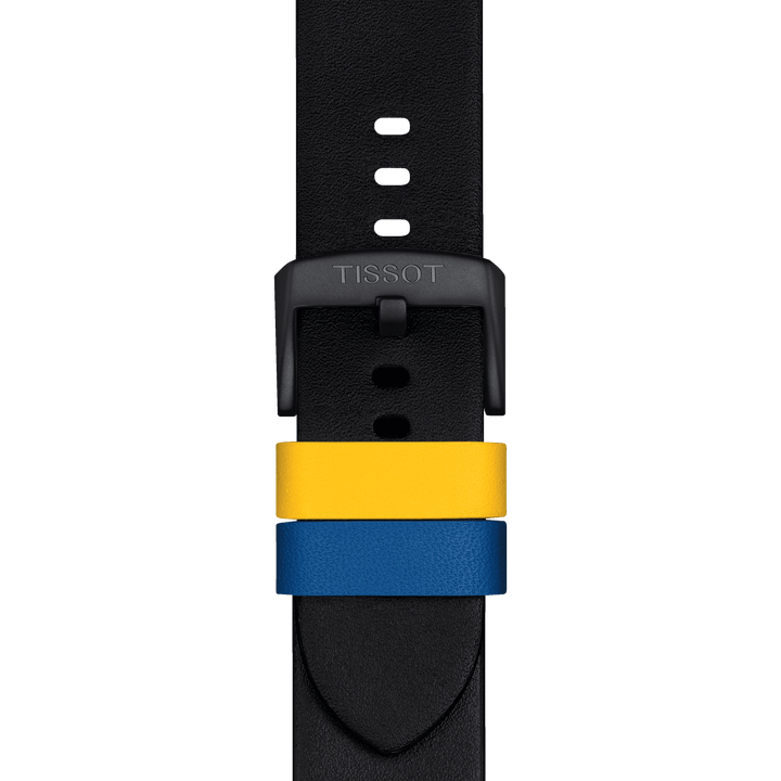 Tissot Official Black Leather Strap Lugs 22 Mm T852.047.516