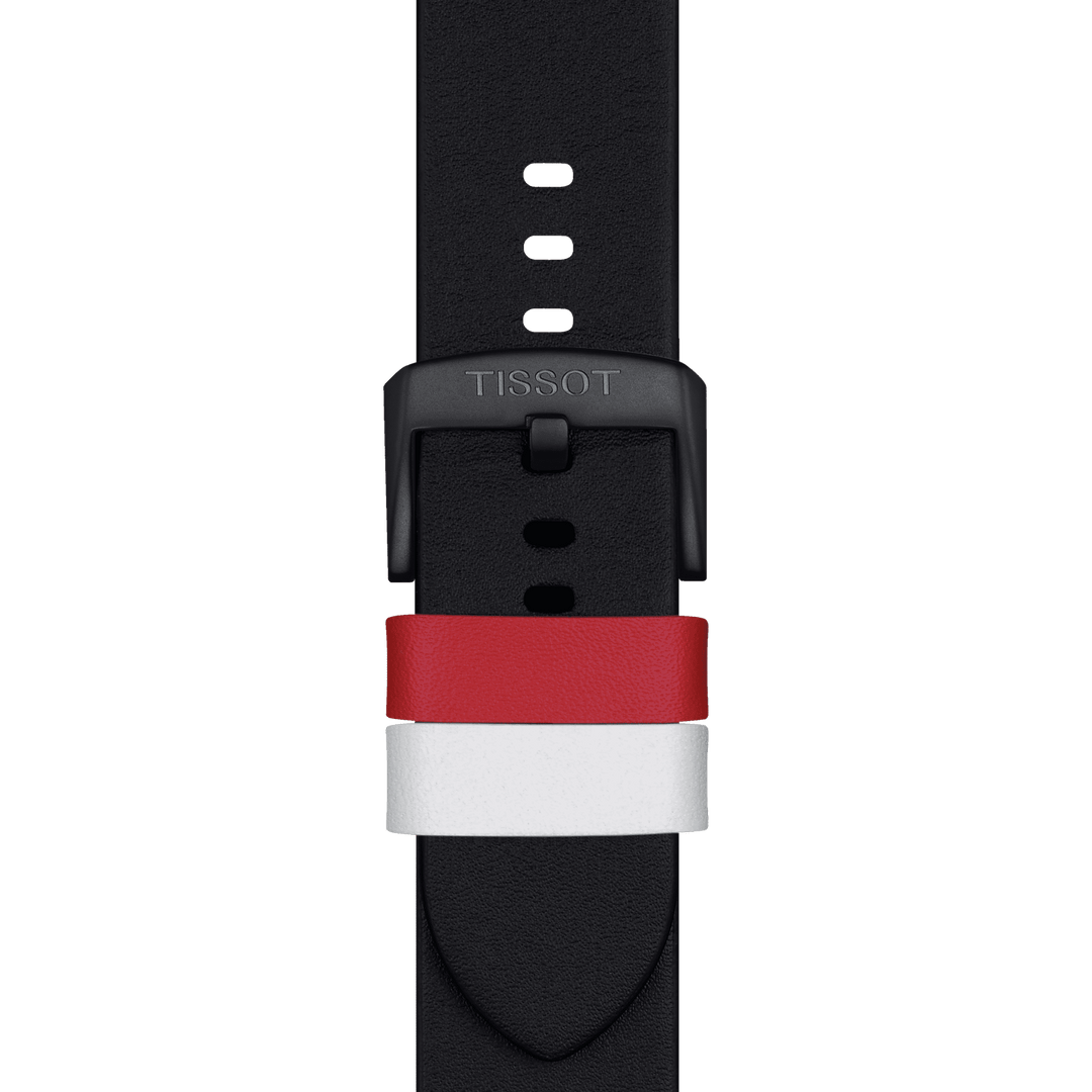 Tissot Official Black Leather Strap Lugs 22 Mm T852.047.524