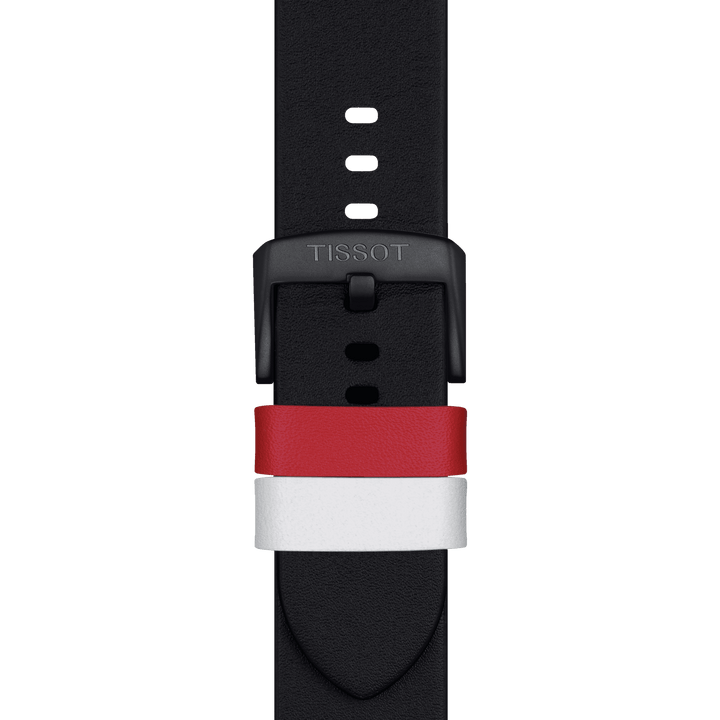 Tissot Official Black Leather Strap Lugs 22 Mm T852.047.524