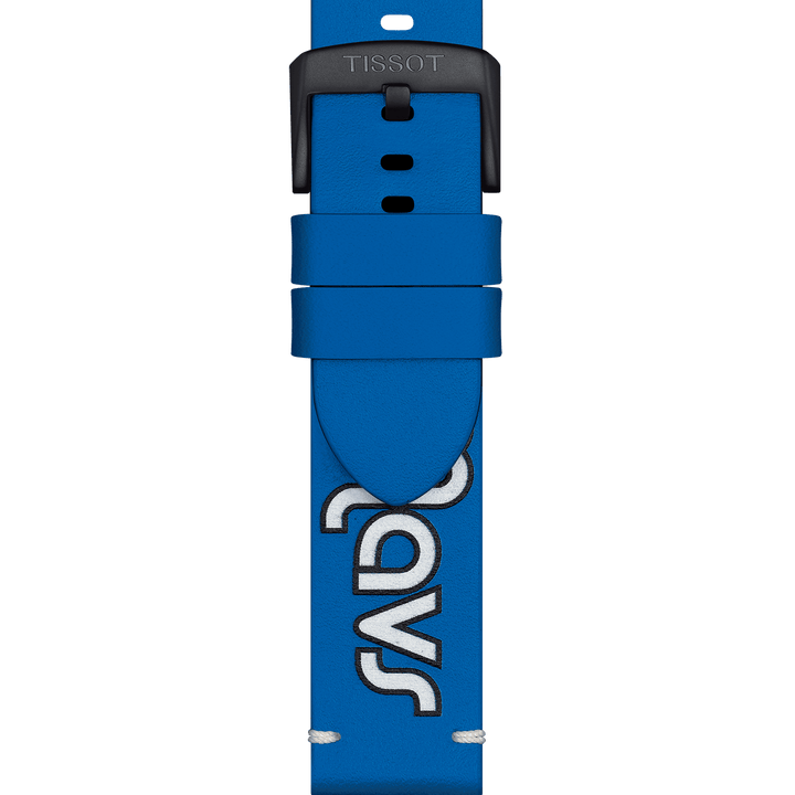 Tissot Official Blue Leather Strap Lugs 22 Mm T852.047.528