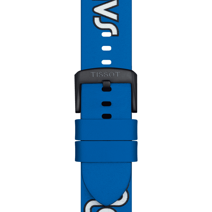Tissot Official Blue Leather Strap Lugs 22 Mm T852.047.528