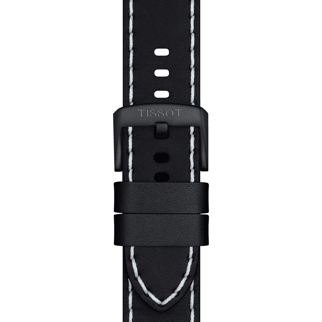 Tissot Official Black Leather Strap Lugs 22 Mm T852.047.532