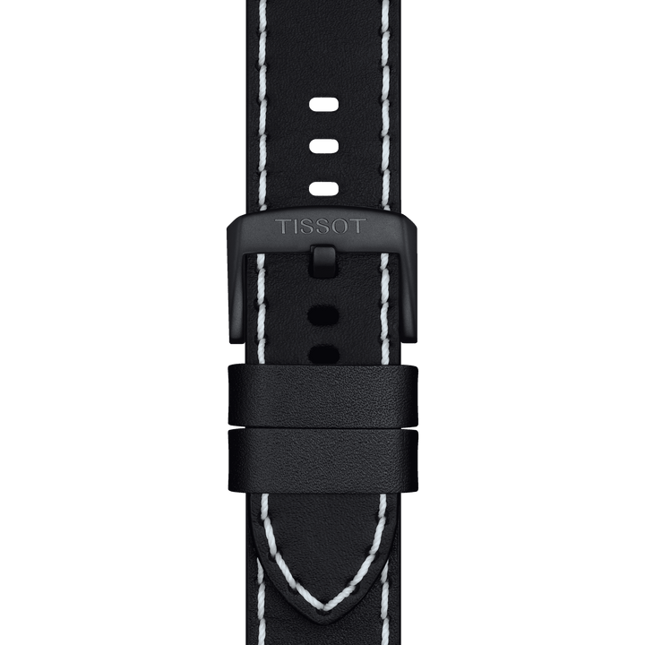 Tissot Official Black Leather Strap Lugs 22 Mm T852.047.532