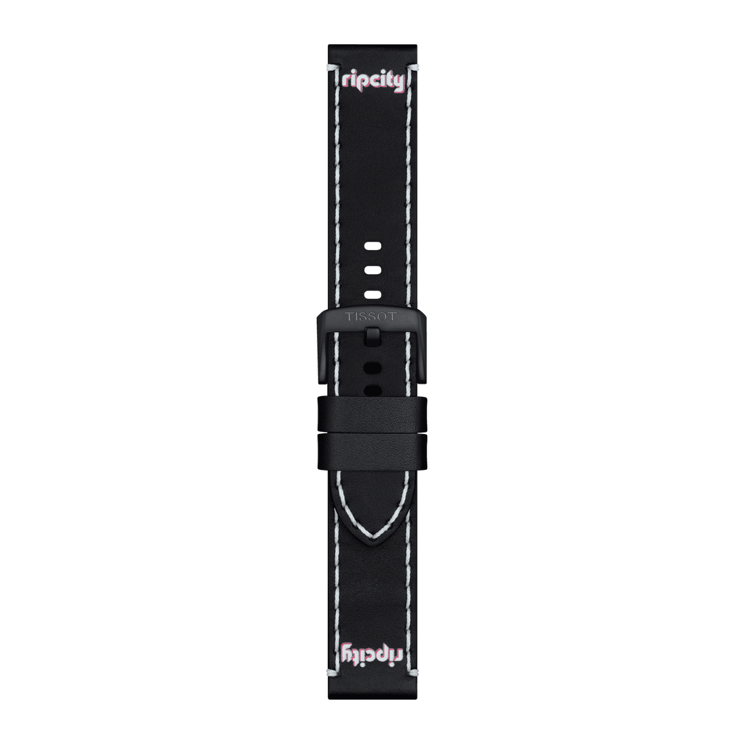 Tissot Official Black Leather Strap Lugs 22 Mm T852.047.532