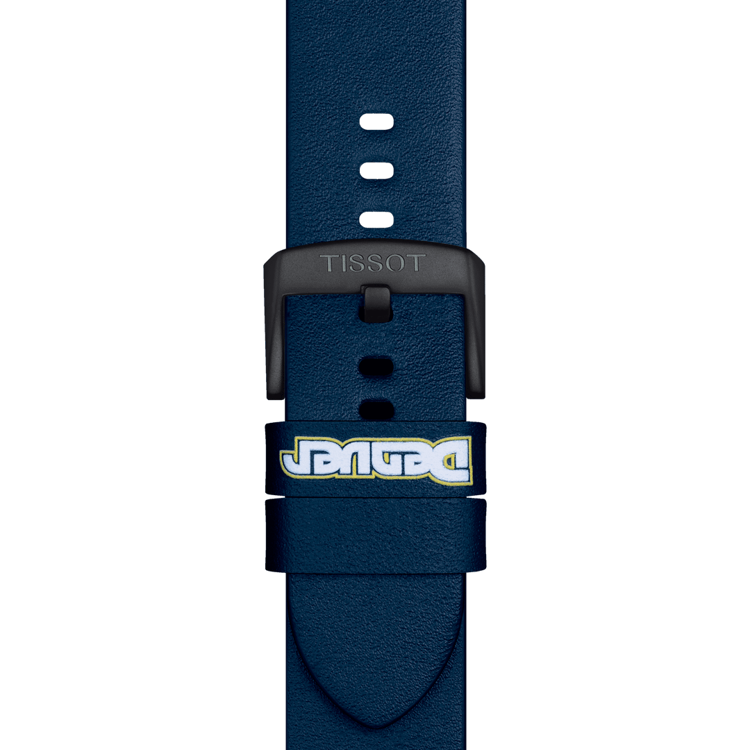 Tissot Official Blue Leather Strap Lugs 22 Mm T852.047.540