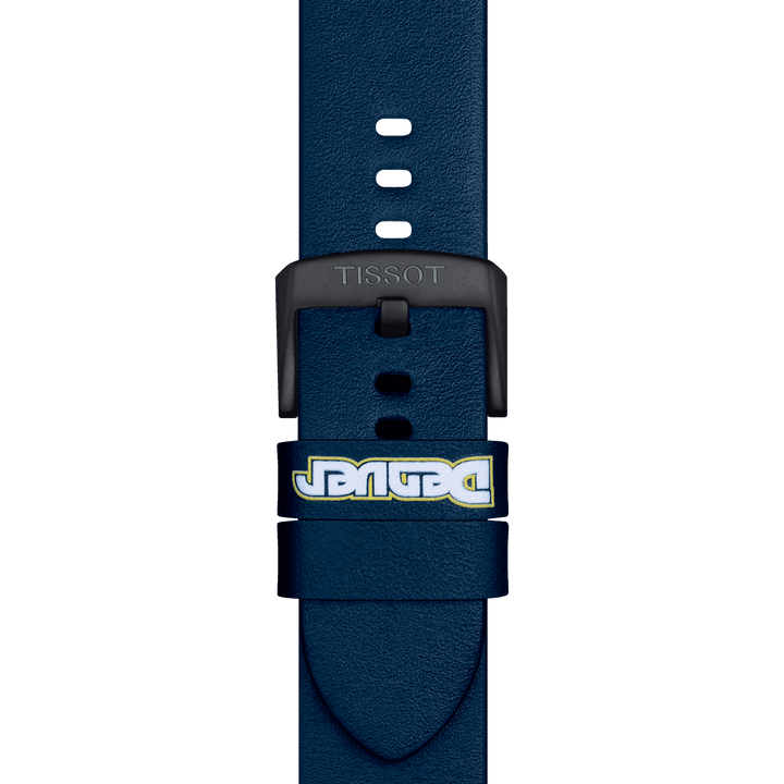 Tissot Official Blue Leather Strap Lugs 22 Mm T852.047.540