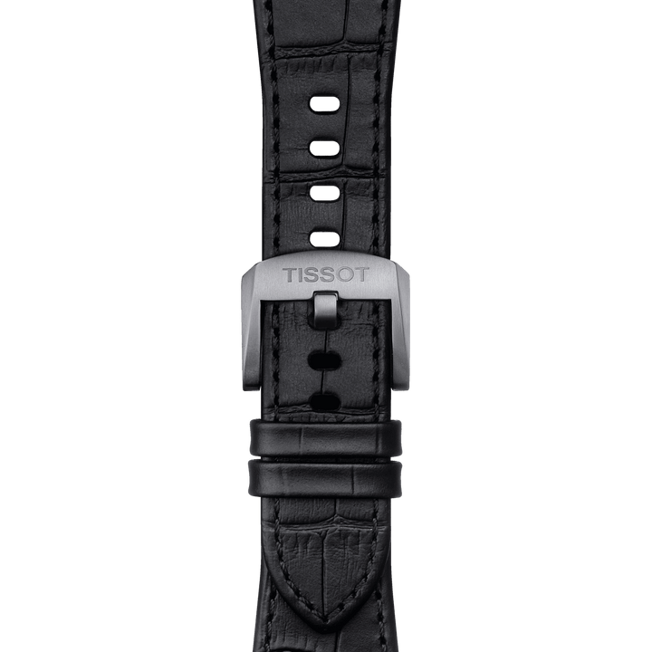Tissot Official Black PRX 40mm Leather Strap With Steel Endpiece T852.047.562