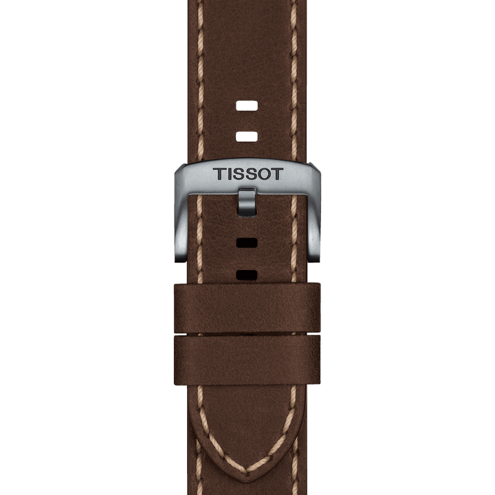 Tissot Official Brown Leather Strap Lugs 22 Mm T852.047.749