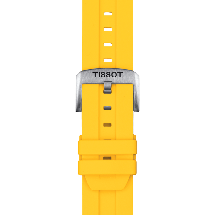 Tissot Official Yellow Silicone Strap Lugs 22 Mm T852.047.916