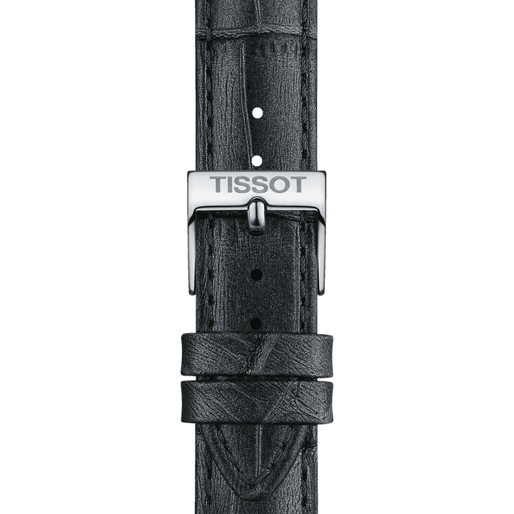 Tissot Official Grey Leather Strap Lugs 16 Mm T852.047.924