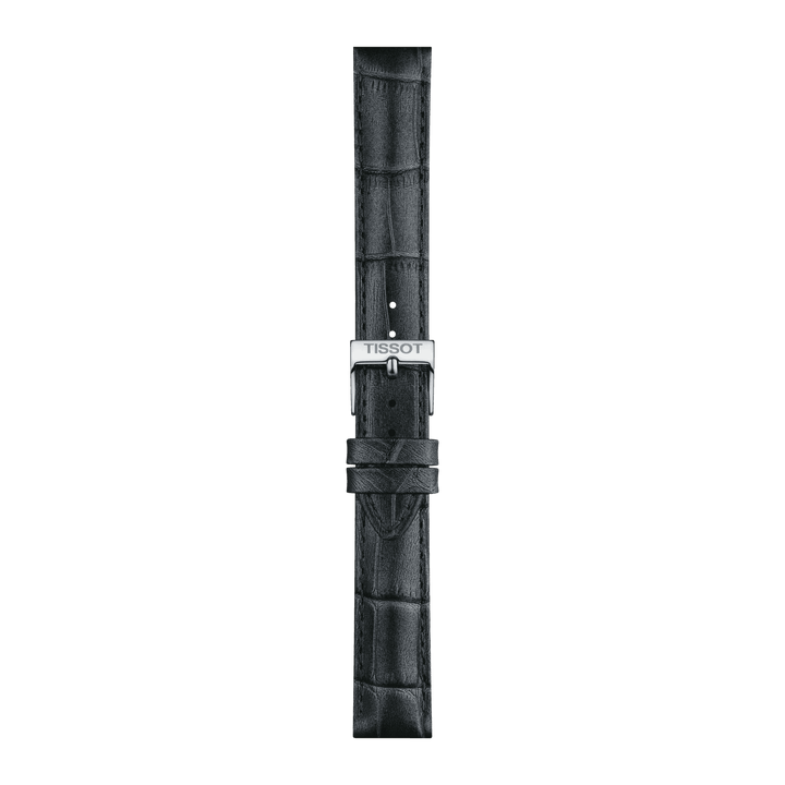 Tissot Official Grey Leather Strap Lugs 16 Mm T852.047.924